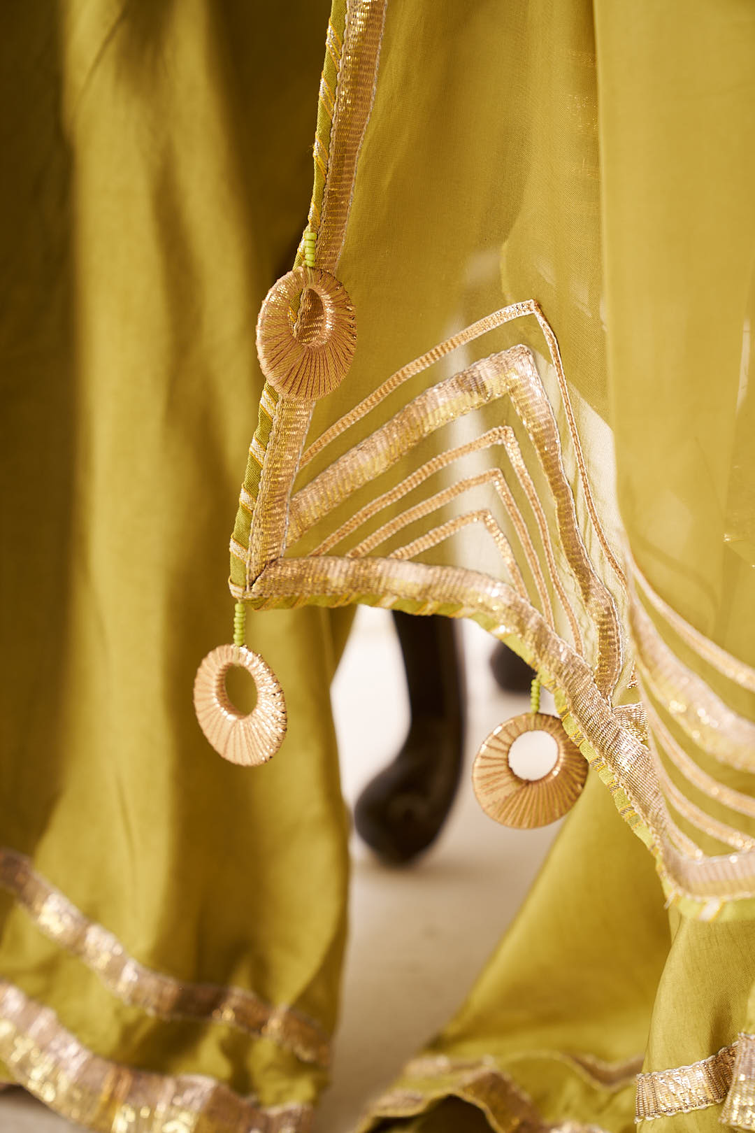 Organza Dupatta with Lumpo