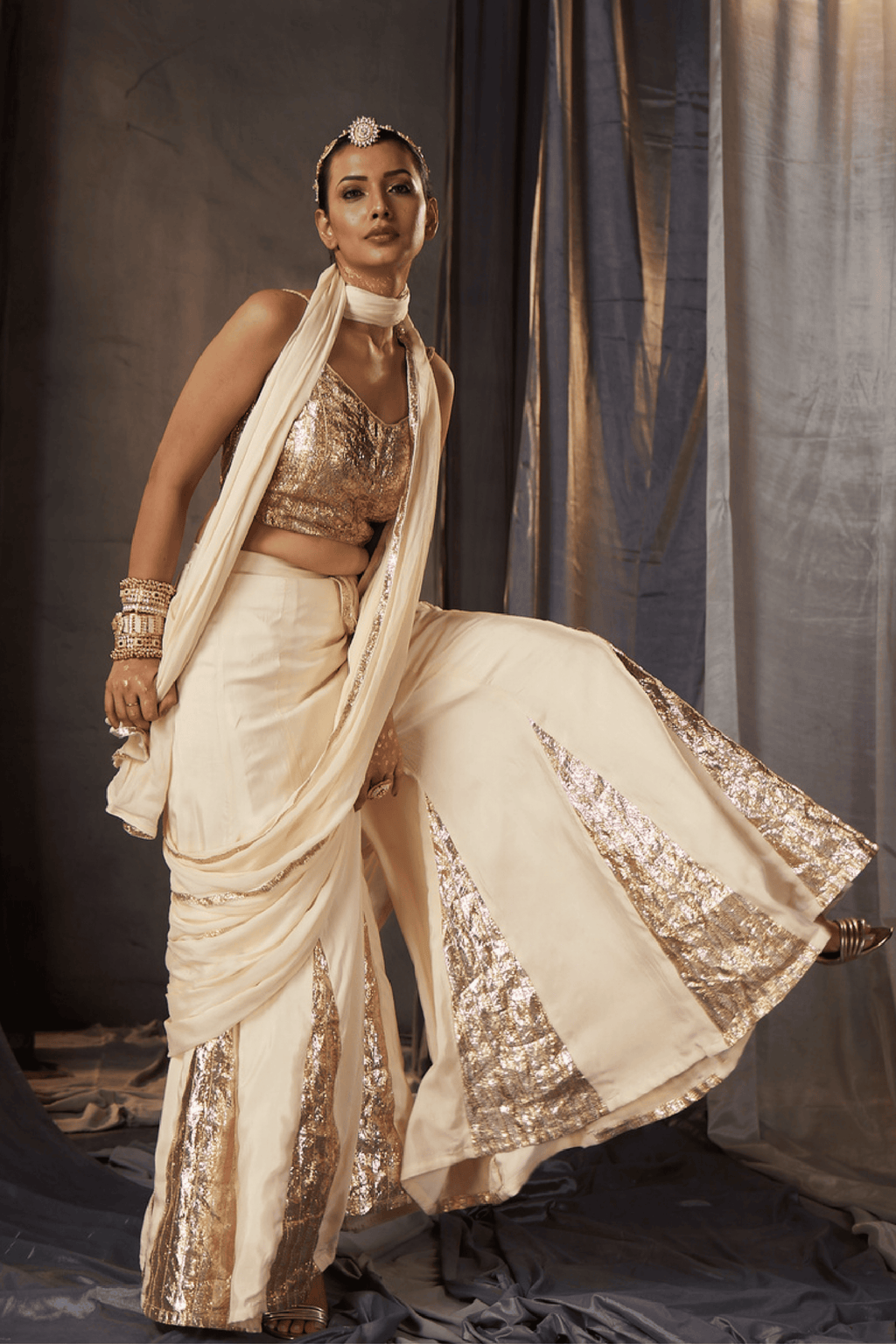 Akira - Palazzo set (with fixed drape)