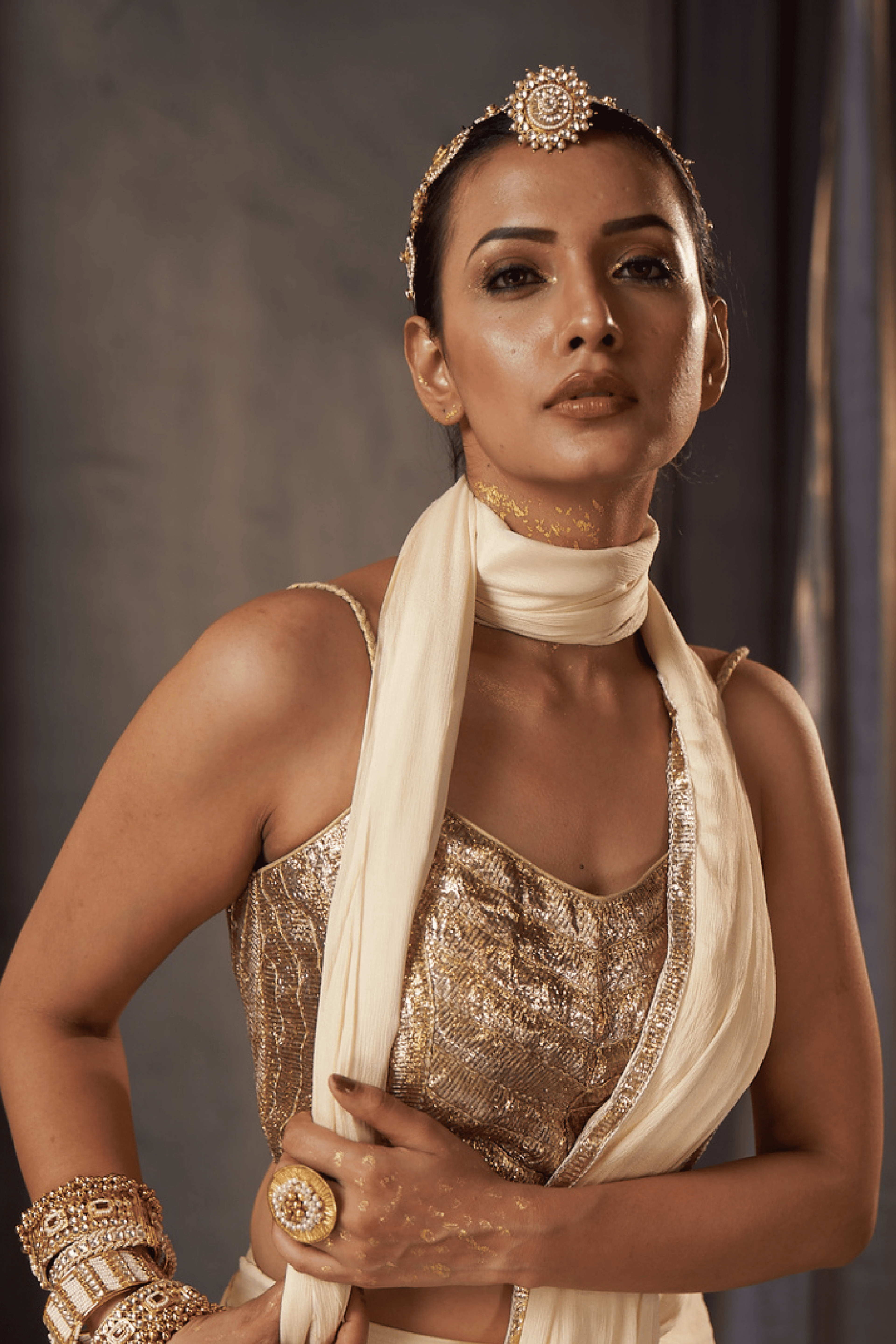 Akira - Palazzo set (with fixed drape)