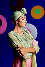 Pistachio Blush - Anarkali