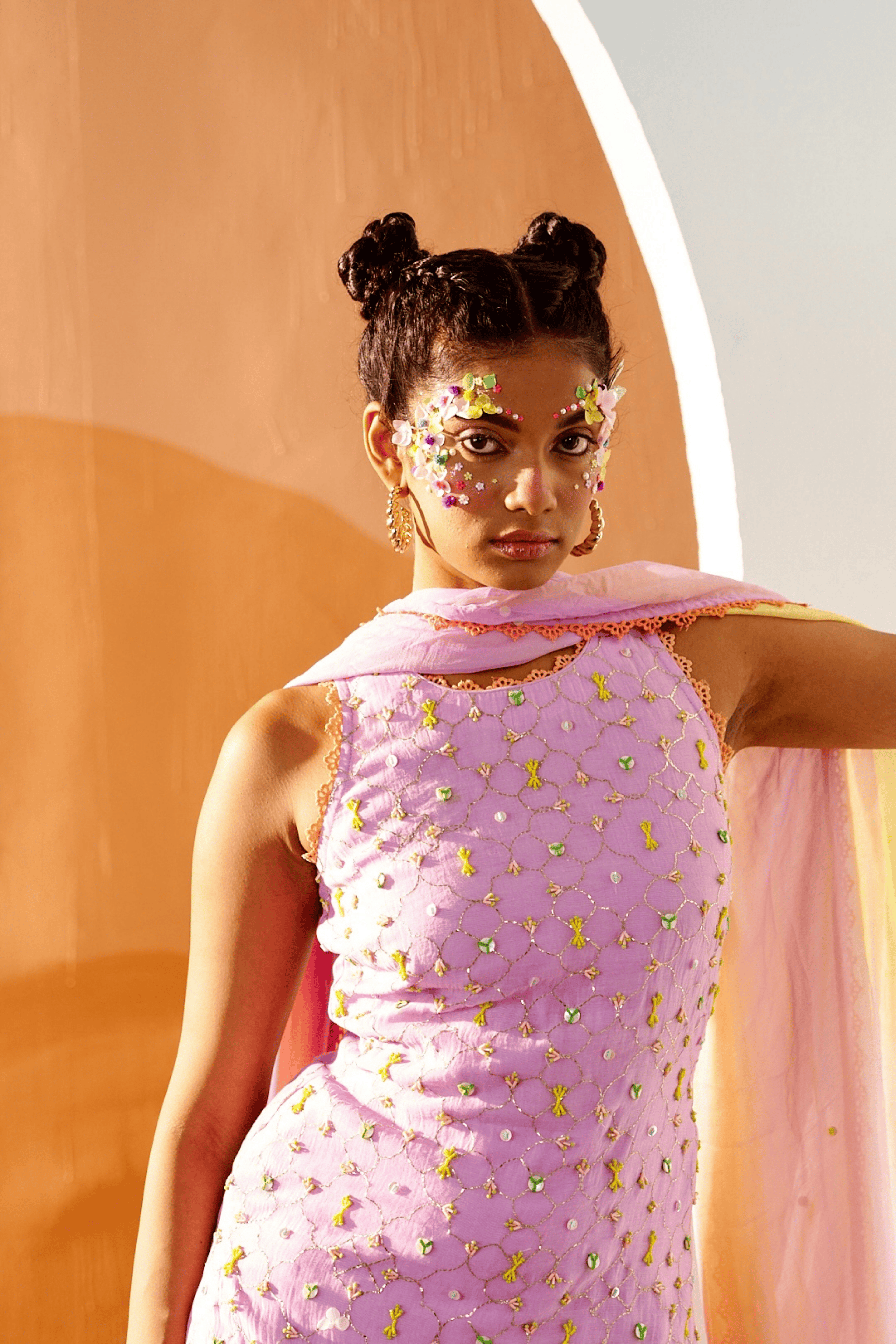 Petal Mirage - Sharara Set