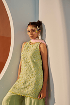 Garden's Whisper - Sharara Set