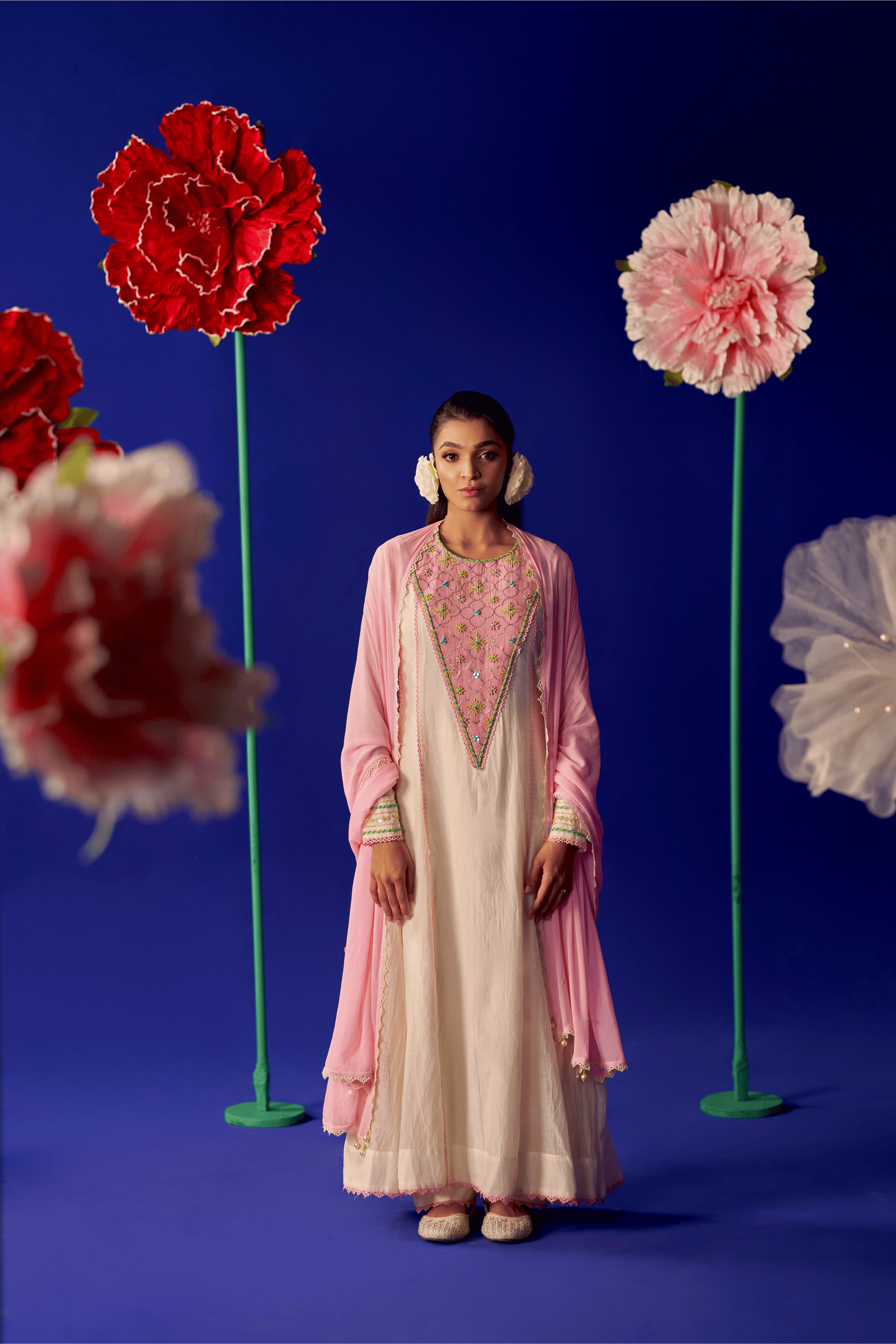 Blush Camellia - Anarkali