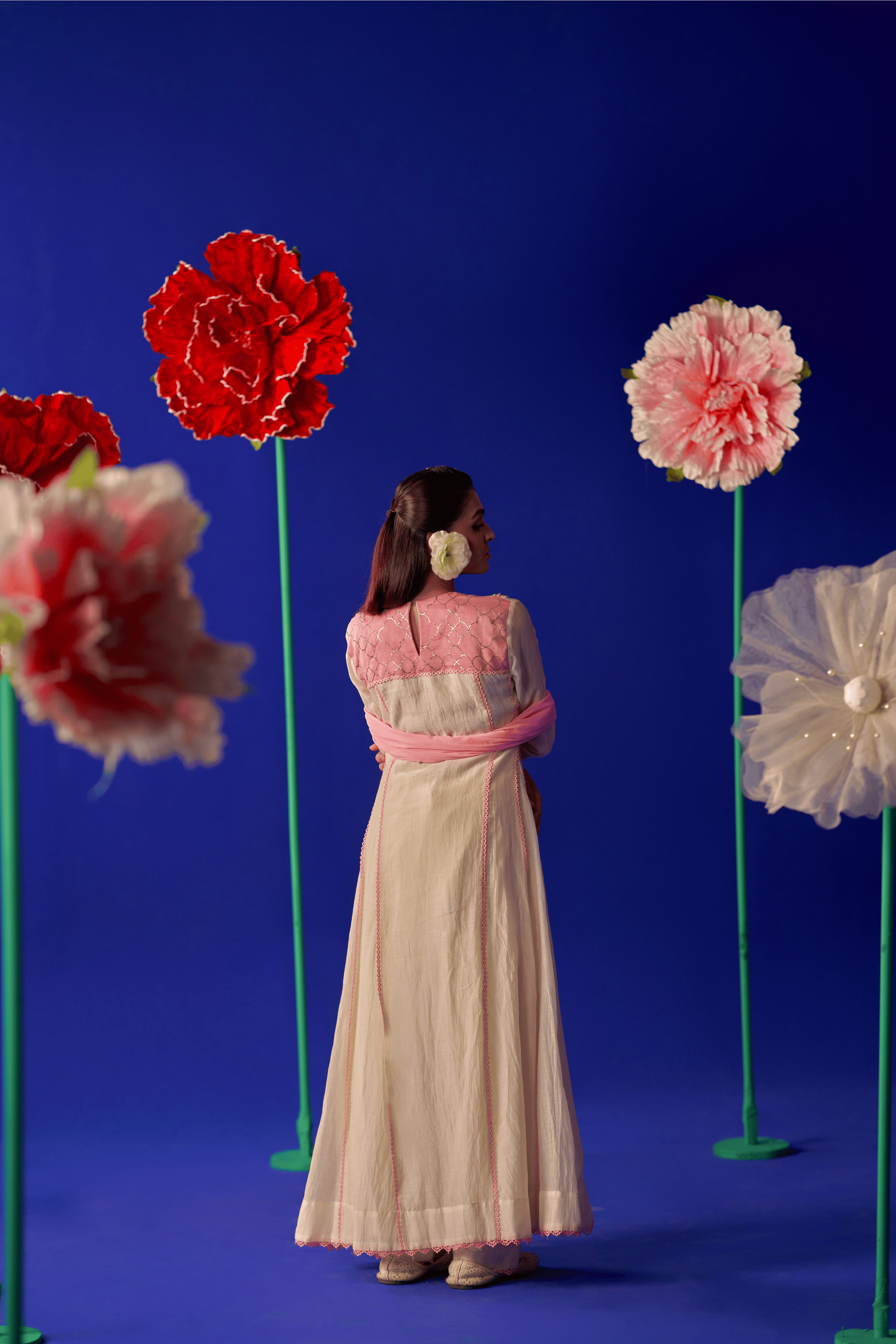 Blush Camellia - Anarkali